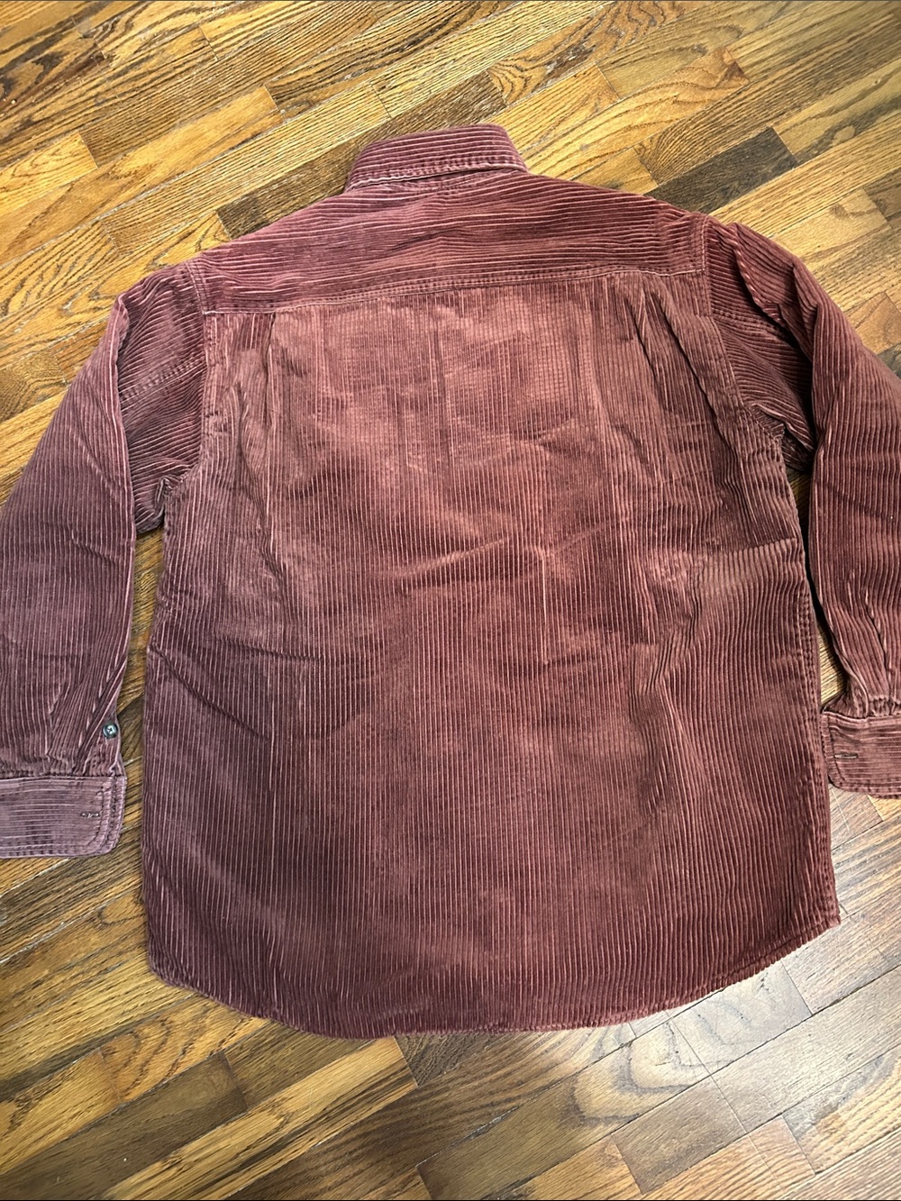 J. Crew Burgundy Corduroy Shirt Jacket - Picture 10 of 14
